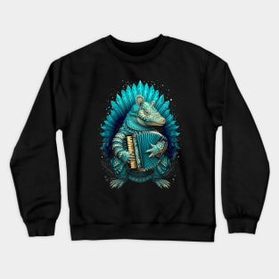 Aurora Armadillo Accordionist Crewneck Sweatshirt